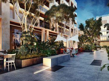 Departamento a 400 metros del mar amenidades de lujo, en venta Playa del Carmen.