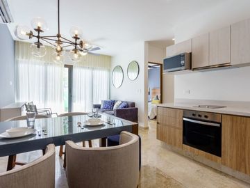 Departamento a 400 metros del mar amenidades de lujo, en venta Playa del Carmen.