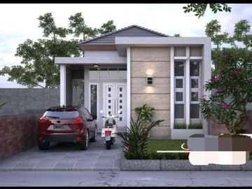 Rumah kavling 3 kamar 1 lantai.