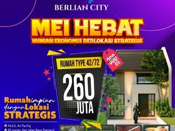 Cicilan Paling Ringan, WA 0821-3993-----, Rumah Murah Sidoarjo Dp Sangat Ringan 200 Juta-an, Berlian City Juanda