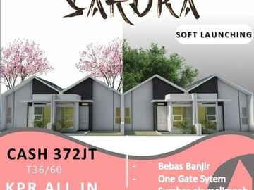 SOFT LAUNCHING CASH Only 372 Juta Rumah Ala Jepang di Cileunyi Cibiru