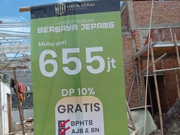 Cluster murah bergaya jepang dekat tol sawangan depok