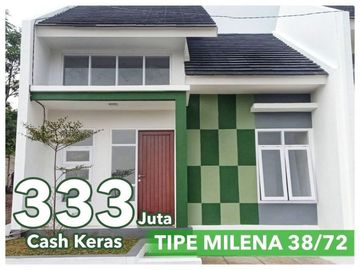 Rumah cluster DP 14jt all in di Bandung barat