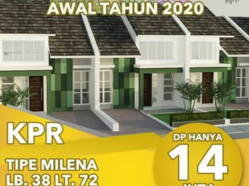 Rumah cluster DP 14jt all in di Bandung barat