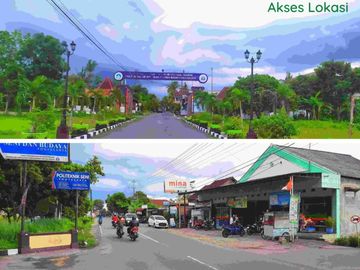 Kavlingan Pinggir Jalan Dekat Kampus Terpadu UII