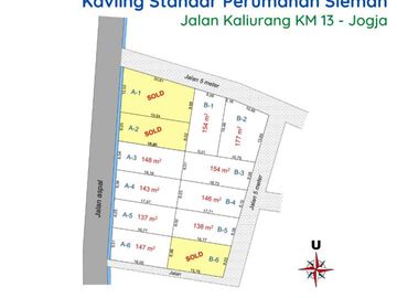 Kavlingan Pinggir Jalan Dekat Kampus Terpadu UII