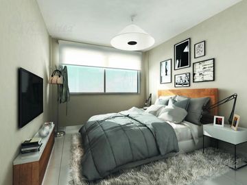 Departamento 2 amb. con cochera y terraza- Castelar