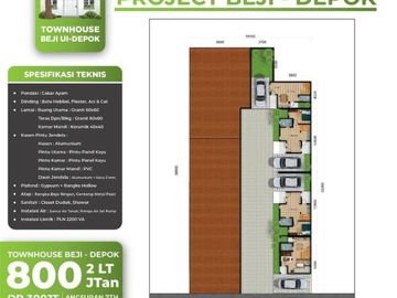 Rumah dijual di depok 5 menit TOLL KUKUSAN TANAH BARU