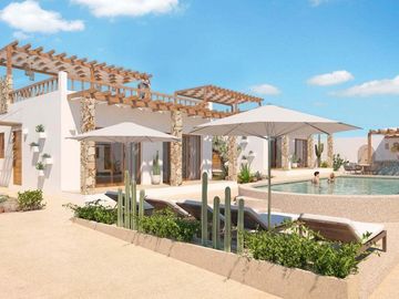 Casa de 3 recamaras + oficina, roof top privado, vista al mar y la montaña, albe