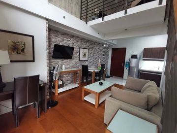 A0173 - Furnished 1 Bedroom Loft for Rent in Eton Residences near Greenbelt, Landmark, Glorietta