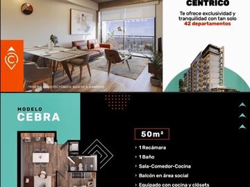 Departamentos nuevos en preventa: Zona Centro