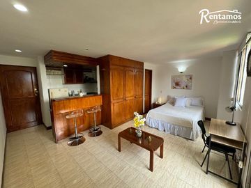 apartaestudio en arriendo en el poblado. Cod A775288