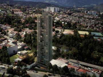 Departamento con ventanas de piso a techo con alberca, Gimnasio,y ludoteca, pre-