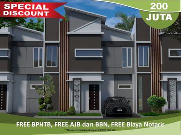 Di Jual Rumah Murah Di Kota Malang 2 Lantai Harga 200 Juta an