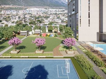 Departamento en Torre Residencial en Huasteca Santa Catarina Nuevo León