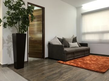 Departamento de lujo con amenidades, áreas comunes, Gym, alberca, roof, ludoteca y más.