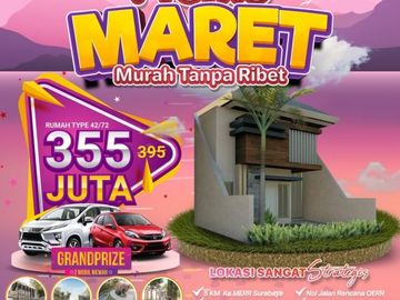 Hunian murah strategis dekat bandara juanda Free ijb