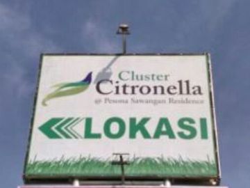 PESONA SAWANGAN RESIDENCE, CLUSTER CITRONELLA. DP 0%.CUKUP BOOKINGFEE 5 Juta saja, sudah termasuk surat-surat :