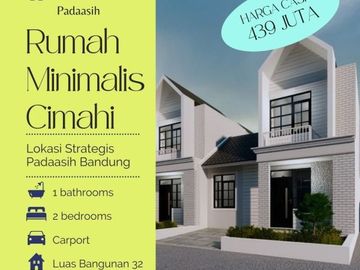 PROPERTI TERBAIK rumah dekat Cimahi 3kt 400jutaan di Padaasih Bandung