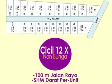 10 Menit Pasar Banjaran Tegal, Kapling Perumahan: SHM Darat