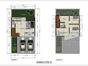 Rumah indent desain minimalis di cikutra dekat cigadung