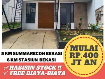 rumah bekasi utara dp 13,5 jt all in One Gate System Security 24 jam plus CCTV