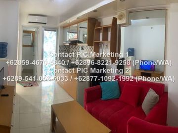 Disewakan Apartemen 2BR Bassura City Tw E lt 32 BC FURNISH