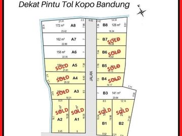 Kavling murah dekat Tol Kopo, TKI II