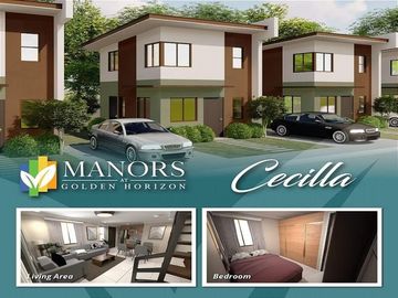 3 Bedroom Single-Attached House For Sale in Cavite at The Manors at Golden Horizon CECILIA