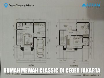 RUMAH KONSEP AMERICAN CLASSIC LOKASI STRATEGIS DI CEGER CIPAYUNG JAKARTA
