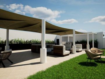 Condominio con lock off, terraza, bodega y cuarto de lavado,  con vista al bosqu