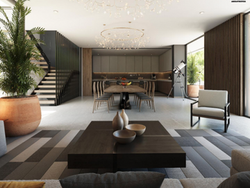 Casa en la Loma de Golf con Cine. Entrega en Agosto 2025