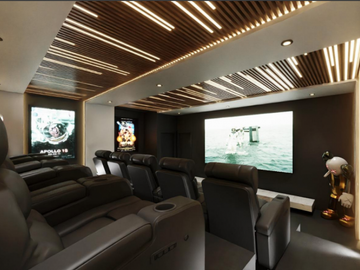 Casa en la Loma de Golf con Cine. Entrega en Agosto 2025