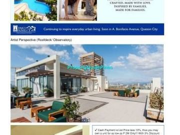 1BR-29sqm CELANDINE Condo in Quezon City Near Zinnia