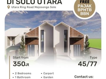 RUMAH DI GONDANGREJO KARANGANYAR 7 MENIT KE UNS