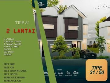 Best Price Tipe 31/63 2 Lantai Rumah KPR Siap 2KT