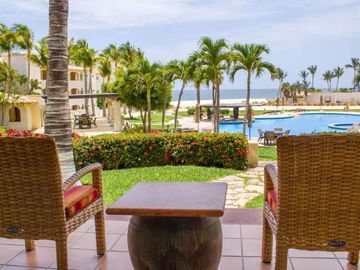 Departamento a pasos del mar, alberca, gimnasio y cancha de tennis, en venta  co