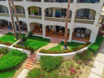 Departamento a pasos del mar, alberca, gimnasio y cancha de tennis, en venta  co