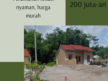 Cluster murah dengan 2 kamar, harga murah