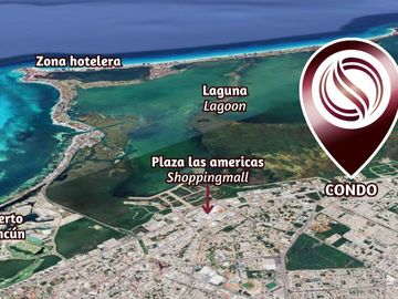 Departamento de lujo, vistas verdes, terraza, petfriendly, en venta Cancún