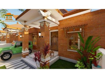 Modern Klasik, Hunian 2 Lantai Konsep Rumah Jawa di Prambanan