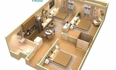 RFO 2BR Condo Move in at 175k near BGC Eastwood SM Megamal