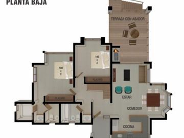 Country Chumamaya, Casa Volpini, 187 m2 sobre lote 798 m2