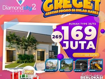 Diskon 100 Juta, Rumah Cash Keras di Sidoarjo Dekat Kota