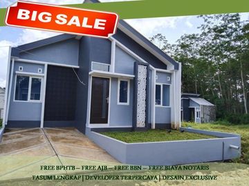 Rumah Pakisaji Kawasan Asri dan Udara Bersih 2KT Tipe 25/107 Hook