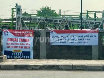 Tanah, Jual, Tambun Selatan, 17310m2, Di Jalan Utama 2 Jalur, Jl Diponegoro, Seberang Suzuki , Sebelah Nihon Plast