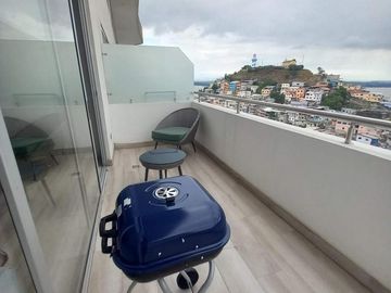 VENTA DE LOFT AMOBLADO, SECTOR PUERTO SANTA ANA