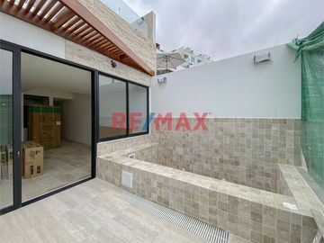 Departamento de estreno 1er piso, con vista al mar.
Totalmente equipado, listo para disfrutar el verano en familia.
*133m2.
*A 40Km de Lima.
*Disf