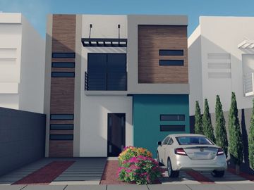 CASA DE 4 RECAMARAS CON TERRENO EXCEDENTE EN PREVENTA, FRACCIONAMIENTO PRIVADO, CD JUAREZ CHIH
