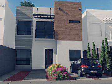 CASA DE 4 RECAMARAS CON TERRENO EXCEDENTE EN PREVENTA, FRACCIONAMIENTO PRIVADO, CD JUAREZ CHIH